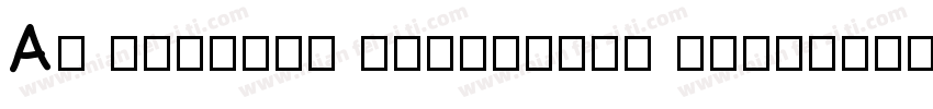 AR Shounan Shinpitsu Gyosho字体转换